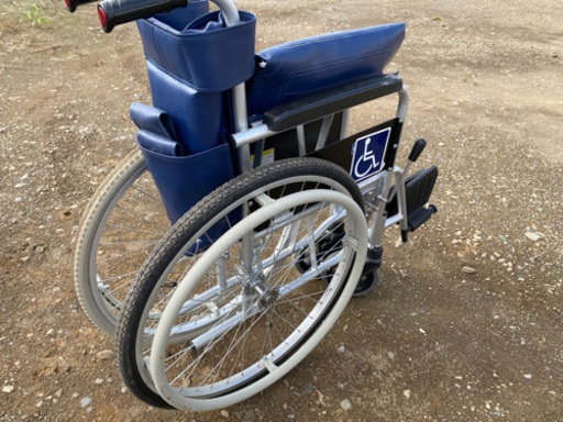 カワムラ車いすスチール標準型KR801N-R折り畳式