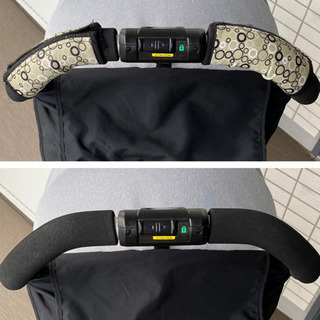 美品 コンビ F2 プラス AJ パッションピンク　純正レインカバー　ママ連れてって付きの画像