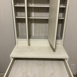 【譲ります】ドレッサー　ホワイトの画像