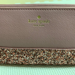 kate spade new york キラキラピンクポーチ