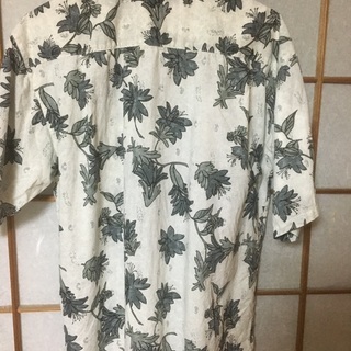 琉球　沖縄　かりゆしウェア　メンズ　Ｌサイズの画像