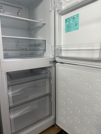 ハイアール ホワイト 冷凍冷蔵庫 冷凍スペース広くて使いやすいです^_^ 近郊配達も可能です！