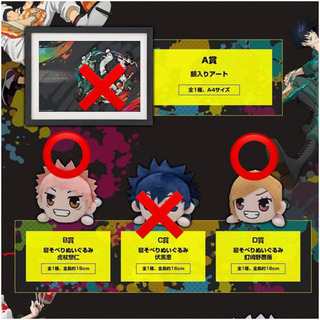 呪術廻戦　セガラッキーくじ　B賞＆D賞　セット