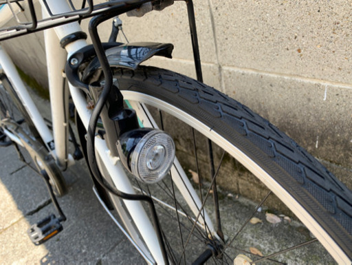 【クロスバイク】700x32c 6段変速付　前タイヤ、サドル、ベル新品❗️若林自転車　膳所　SALE中❗️