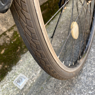 【クロスバイク】700x32c 6段変速付　前タイヤ、サドル、ベル新品❗️若林自転車　膳所　SALE中❗️の画像