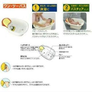 美品(2.3回使用)　沐浴　バス　ミッフィー　湯船　新生児　赤ちゃんの画像
