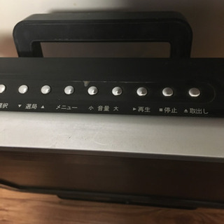 DVDプレーヤー内蔵型モニター　動作確認済の画像