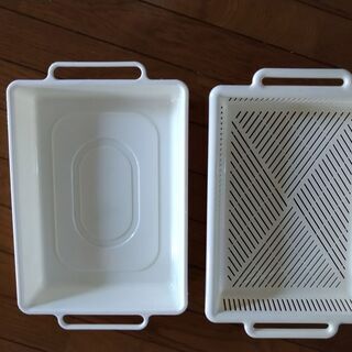 新品キッチン用品（食器置き）長方形