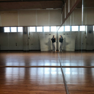 間仕切り、ドア、鏡、床材