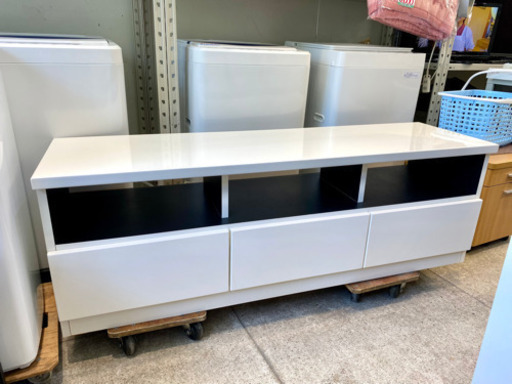 ニトリ ローボード テレビ台 幅150㎝ ホワイト