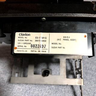 ご成約！　MH21 MH22  スズキワゴンR オートエアコン用 オーディオパネルの画像