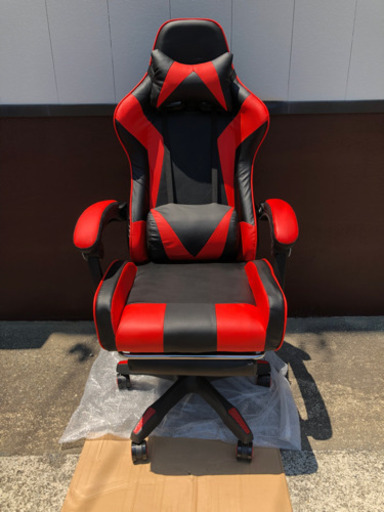 【新品】 ★快適★ゲーミングチェア　オフィスチェア　段階無制限リクライニング