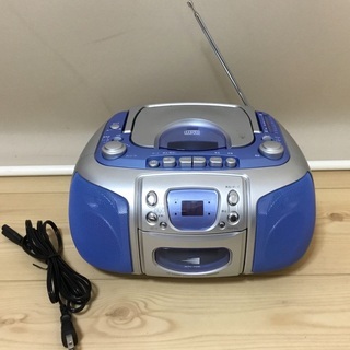 ＜良品＞CDラジカセ・CDR–7