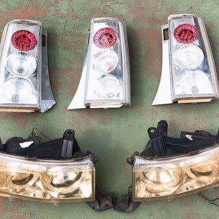 トヨタｂB　イカダブルリングライト＆LEDバックの画像