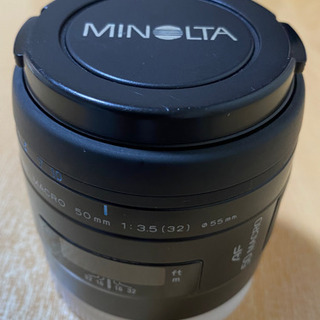 🔴値下げ🔴一眼レフレンズ、MINOLTA AF MACRO 50mm 1:3.5(32)φ55mm SONY、MINOLTAの画像