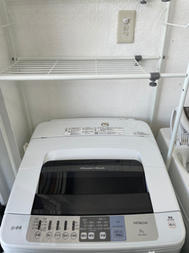 送料・設置込み　8kg HITACHI 2018年