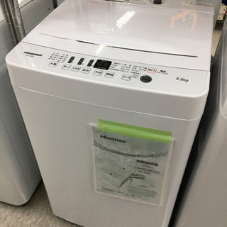 ハイセンス　5.5kg 洗濯機　2019年製