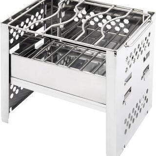 新品■送料無料■折りたたみバーベキューコンロ 焚火台 アウトドア...