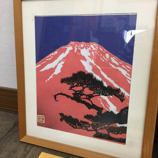 額縁　まとめて3個　インテリア　フォトフレーム　赤富士の画像