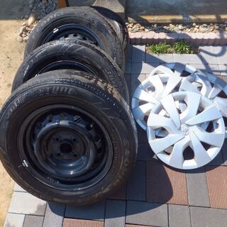 鉄ホイール ４本セット差し上げます