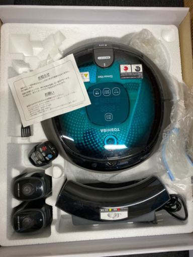 0610030 値下げしました　東芝クリーナー VC-RB100 プラチナブルー 箱付き