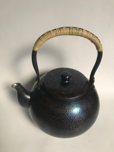 北越堂　鎚起銅器鎚肌湯沸かし（箱無し）