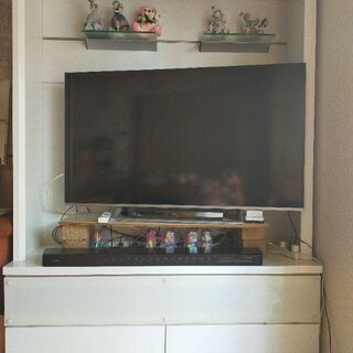 高級テレビ台 鏡面仕上げ 手作り