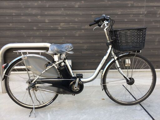 地域限定送料無料　ビビ　DX　16AH　子供乗せ　シルバー　神戸市　電動自転車