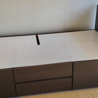 ニトリの引き出し付きシングルベット