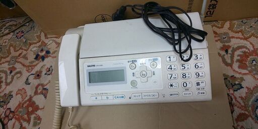 SANYO サンヨー SFX-D200 ファクシミリ 電話 通話 印刷のみ動作確認済