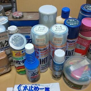 車 補修グッズ いろいろ セット 未開封品も含まれています 塗料...