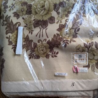 ウール100%　毛布　220cmx230cm