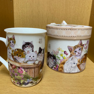 MJ 148 猫柄カップ