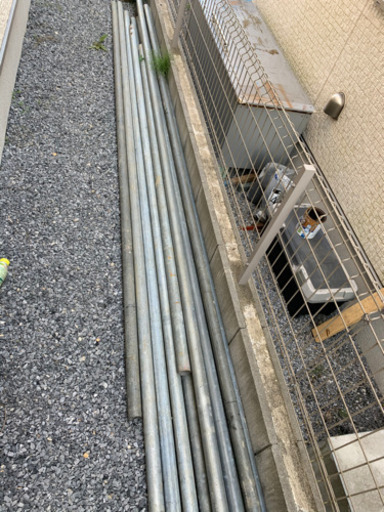 単管パイプ　12本セットで10000円　鉄パイプ