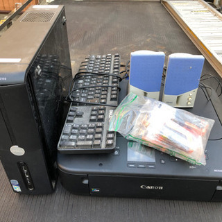 DELLデスクトップパソコン+CANONプリンタセット　ジャンク