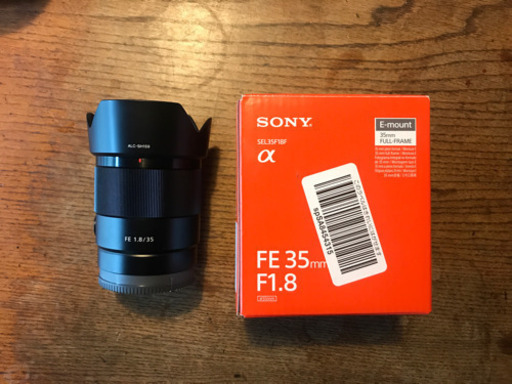 単焦点レンズ　Sony FE35F1.8