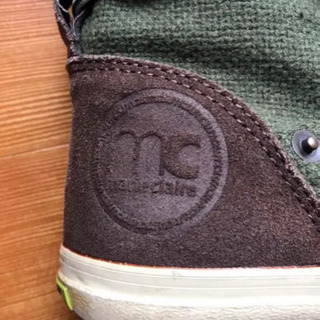 スニーカー　marie claire homme ハイカットサイドジップ の画像