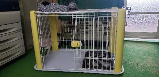 【商談中】ペットケージ　メッシュ屋根　ペットスリング　トイレ　給水ボトル　5点セット