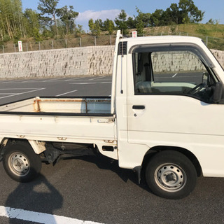 ●  個人　ジャンク　サンバートラック　車検付き　5速　エアコン他不調　の画像
