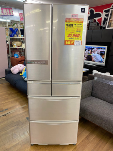 I340 SHARP 6ドア冷蔵庫　2012年式