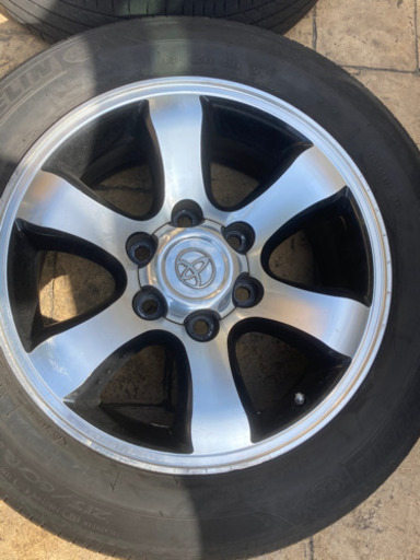 ハイエース　ランクルホイール