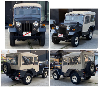 🌏三菱ジープ🌏サビなし🌏ターボ、4WD🌏の画像