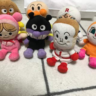 アンパンマンぬいぐるみ達の画像