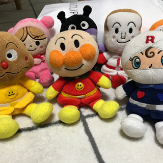 アンパンマンぬいぐるみ達の画像