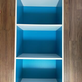 カラーボックス（水色）さしあげます