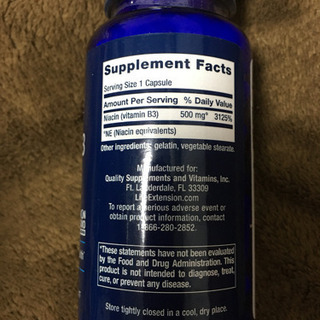 【新品送料込】9個セット❗️LIFE EXTENSION Vitamin B3 Niacinの画像