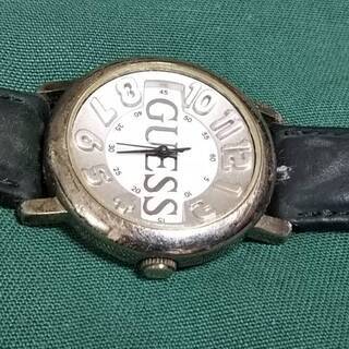 【あげます】GUESS ゲス 腕時計 クォーツ（ジャンク扱い）の画像