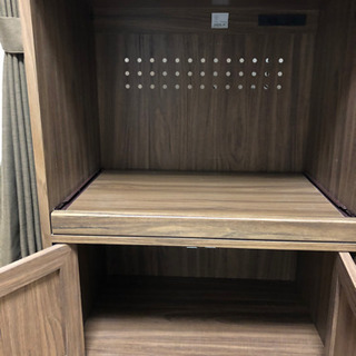 【美品】食器棚　レンジ・炊飯器台　キッチンボードの画像