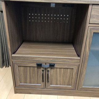 【美品】食器棚　レンジ・炊飯器台　キッチンボードの画像