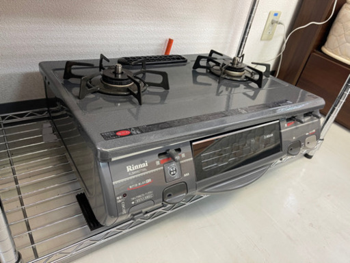 【リサイクルサービス八光　田上店　安心の1か月保証　配達・設置OK】 リンナイ ガスコンロ LPガス用 RTS-660GCTS-L